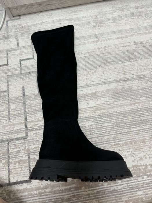 Сапоги зимние ботфорды