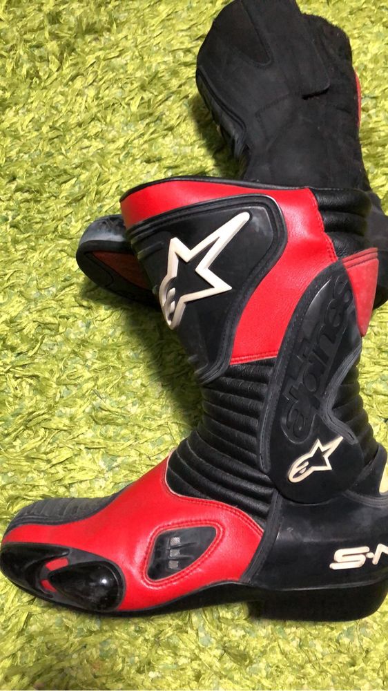 Costum Moto alpinestars și ghete smx