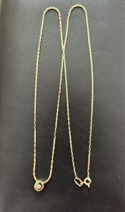 Золотая цепь, 585 проба, лимонное золото. Колье