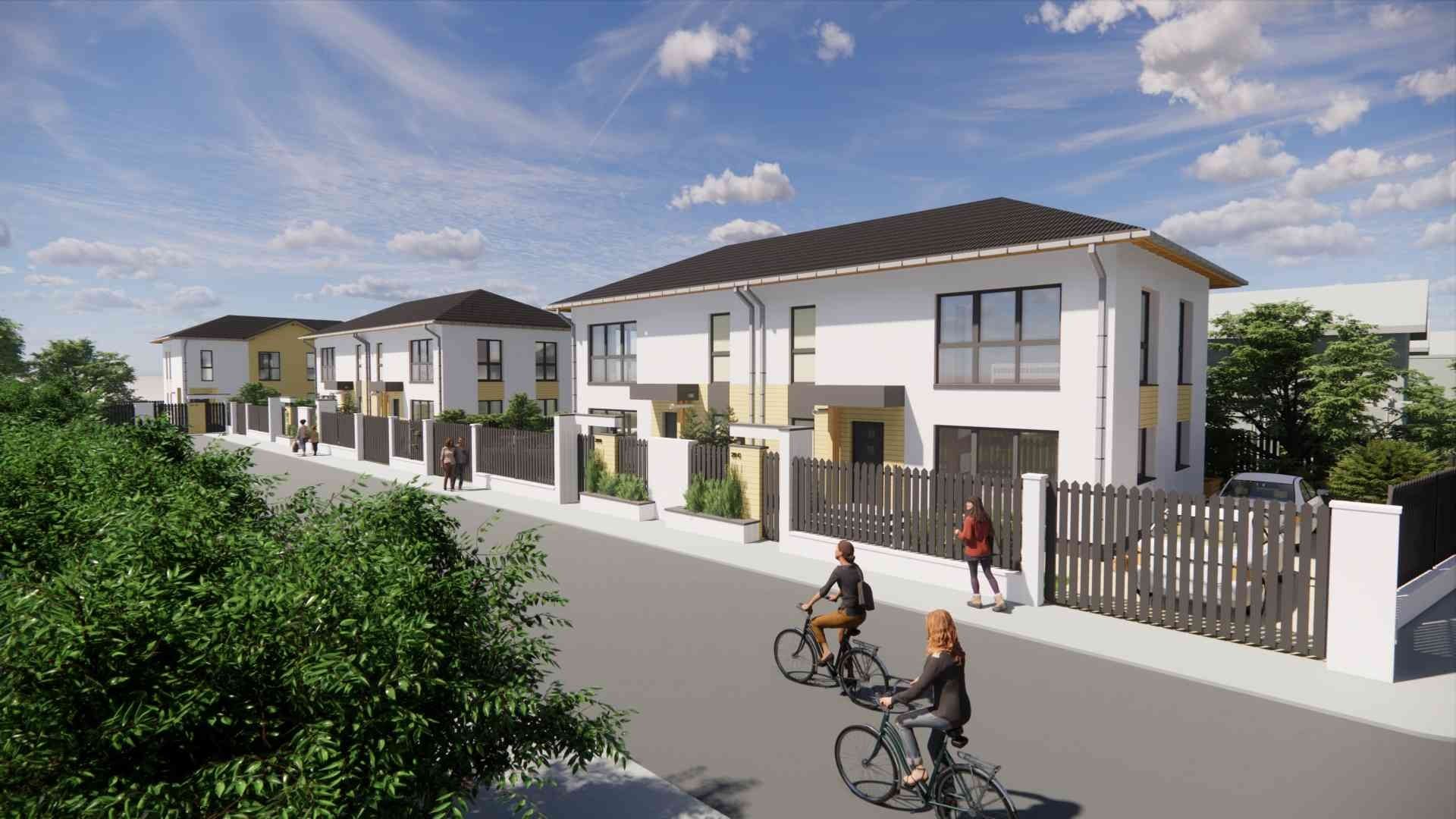 Apartament cu etaj și curte proprie in Livezeni lângă Tg Mureș