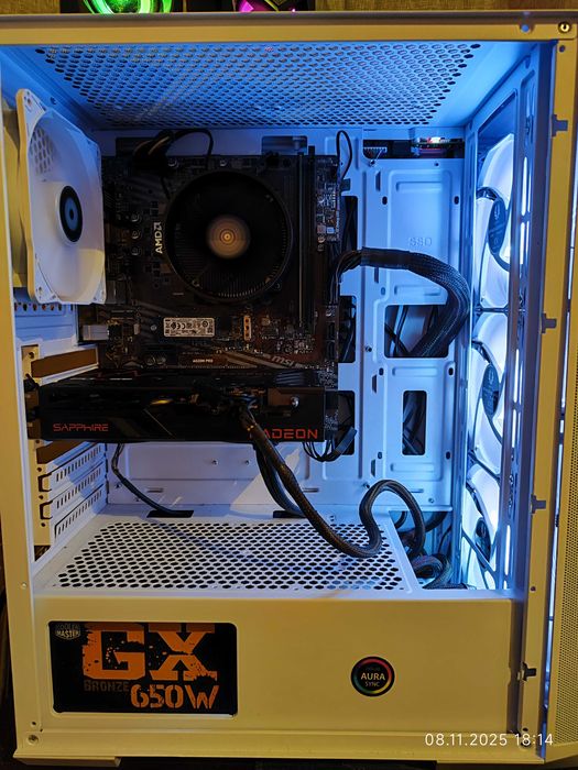 Геймърски Ryzen 5 3600X, RX 6500 XT 4GB, RAM 16GB DDR4, SSD 512GB NVME