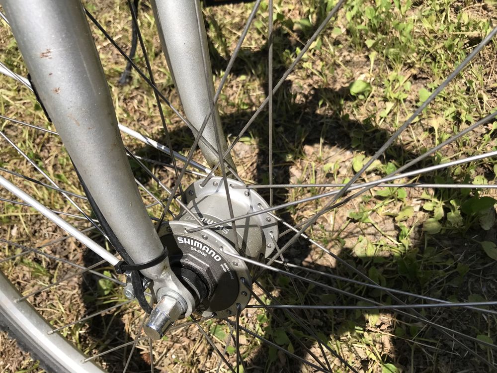 Bicicleta dama tip city-byke, cadru aluminiu, dotari Shimano, super.