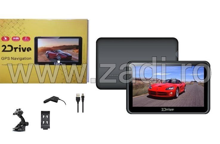 GPS pentru camioane si autoturisme, ecran 7"-garantie 2 ani