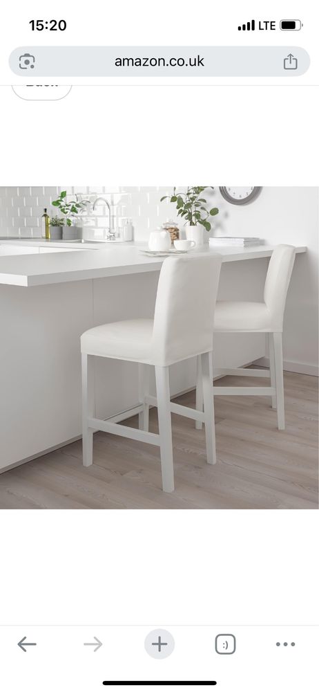 Ikea Bergmund Scaun, 62 cm, ne desfăcut, cutie originală