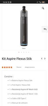 Kit aspire flexus stik nou