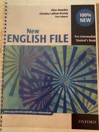 Продаю книжку  New English File Pre-intermediate book