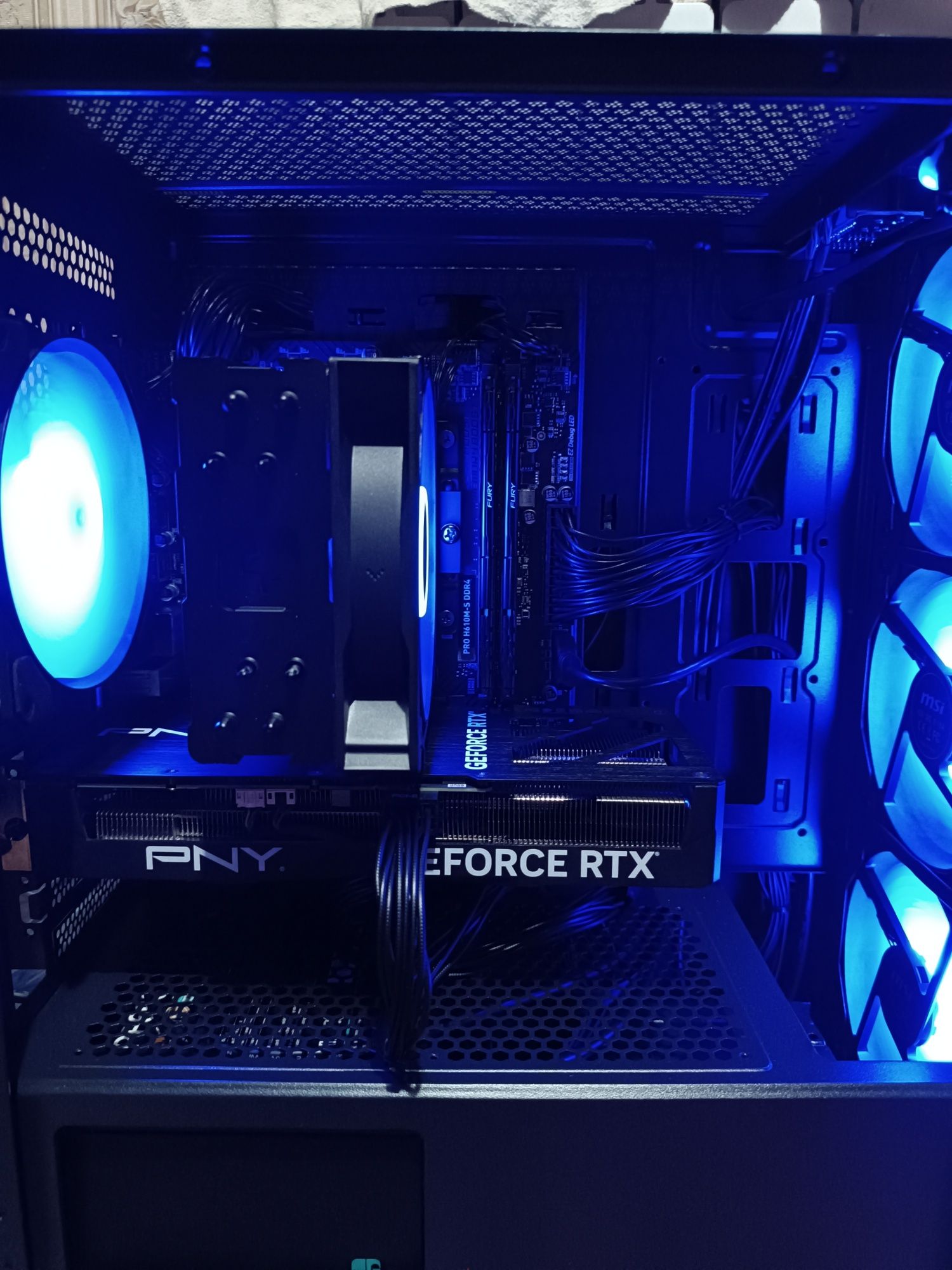 Игровая сборка 12400f/16GB RAM/PNY RTX4060 TI/512GB
