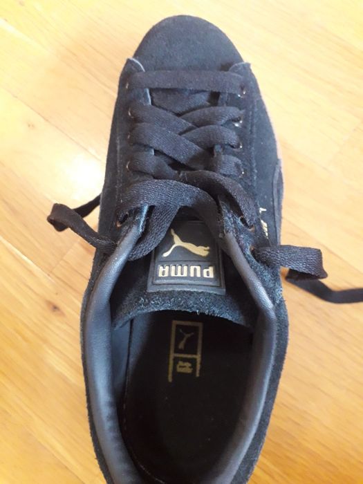 Puma Маратонки голяма платформа, естествен велур 37