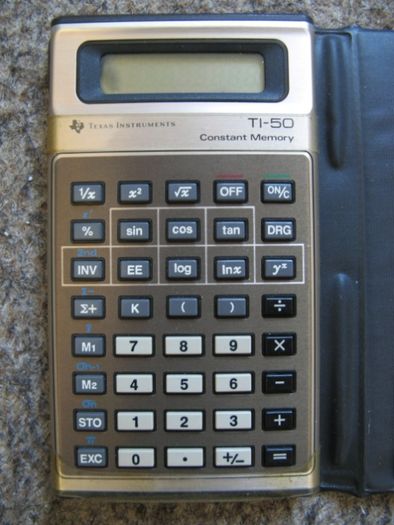 Calculator stiintific texas instruments ti-50 slimline, constant memor