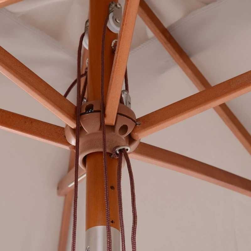 Outsunny 2m x 1,5m градински чадър-чадър с накланящ се сенник