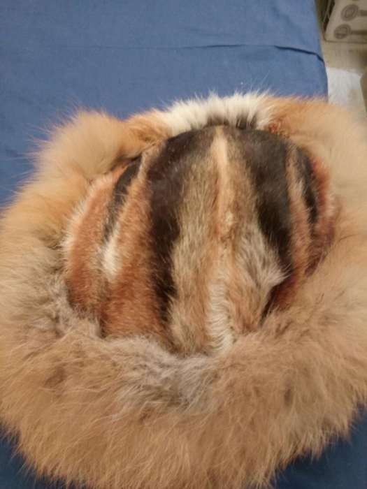 Caciula din blana de vulpe