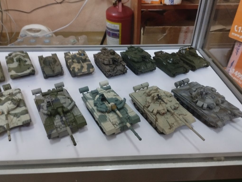Модели танков 1:72