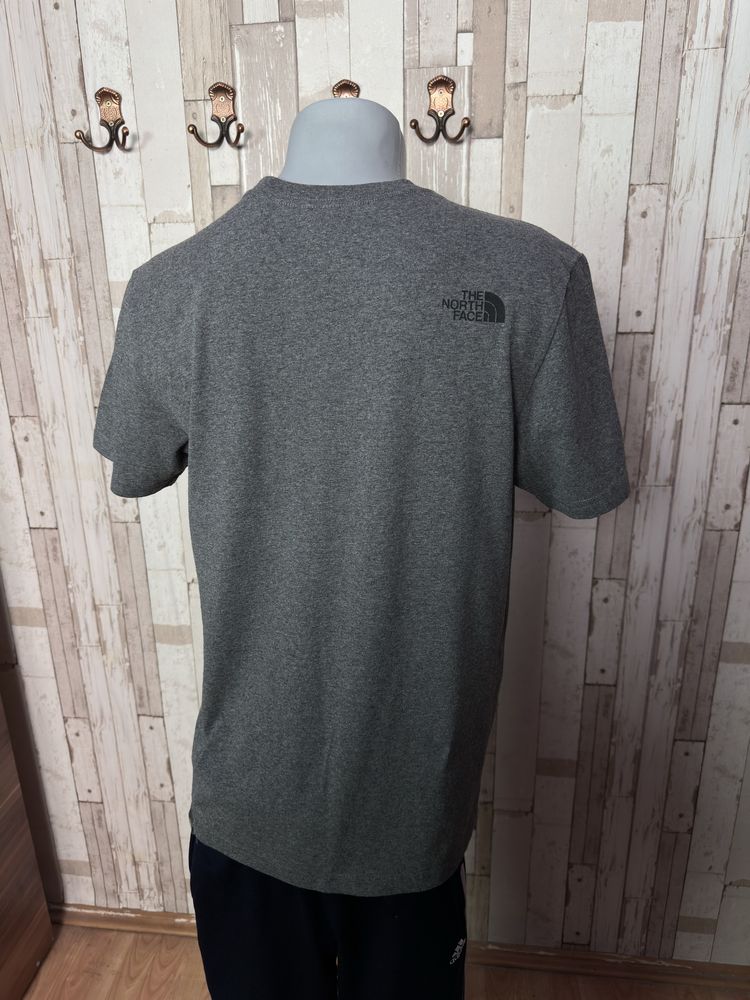 Tee tricou T-shirt The North Face clasic bumbac gri grey