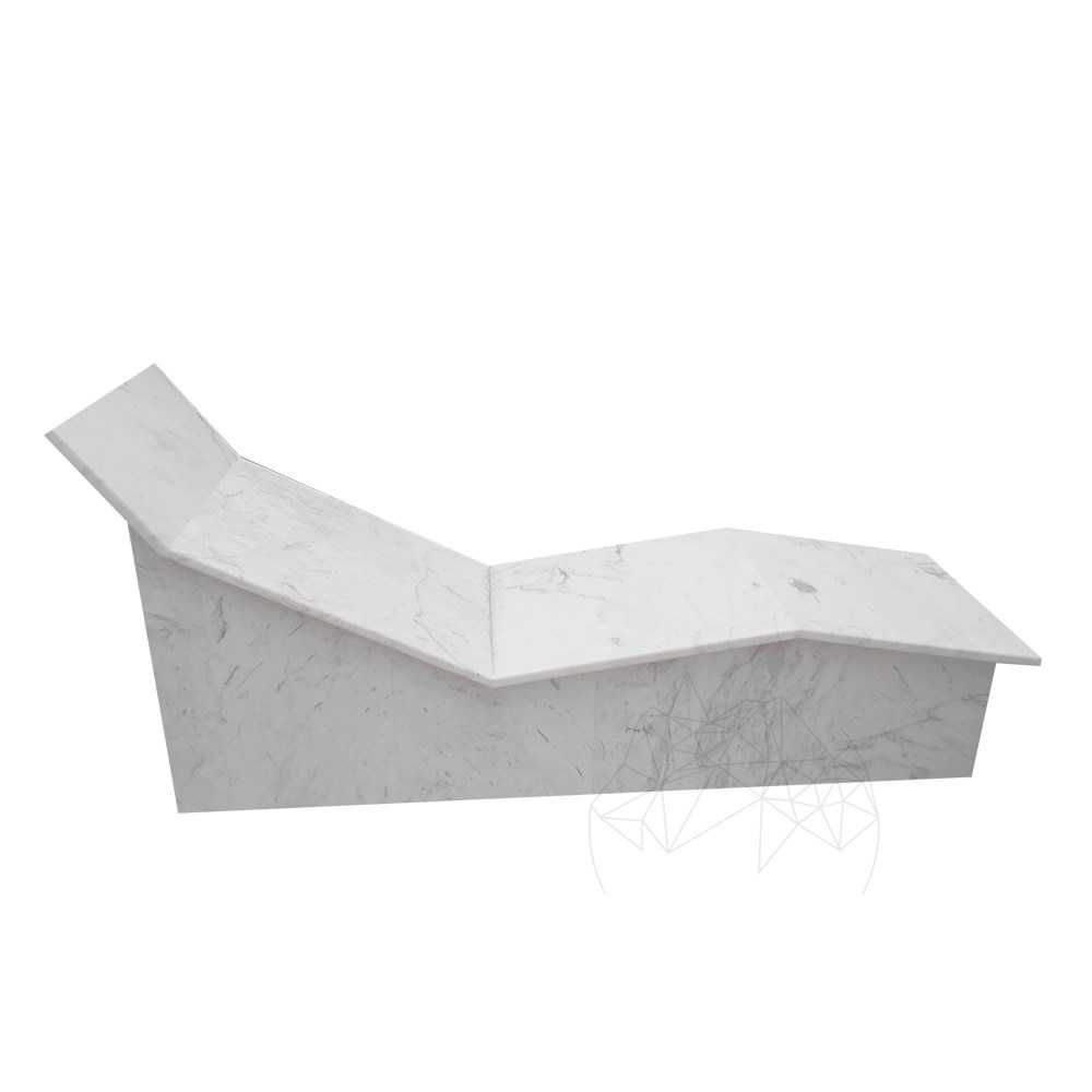 Sezlong design Marmura Calacatta
