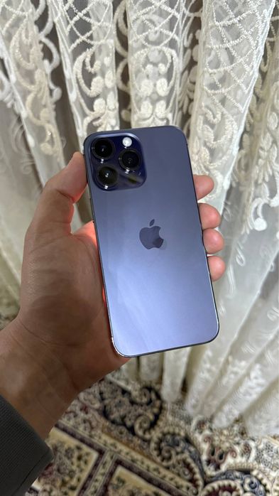 Iphone 14 pro max sim-esim янгидек  256g.  87% ekran almashgan