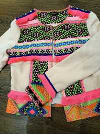 Цветно сако в Бохо стил