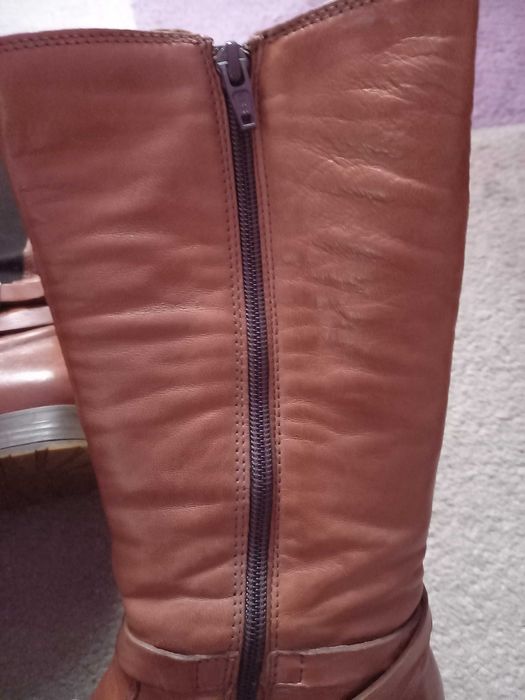 Cizme de piele, marimea 34