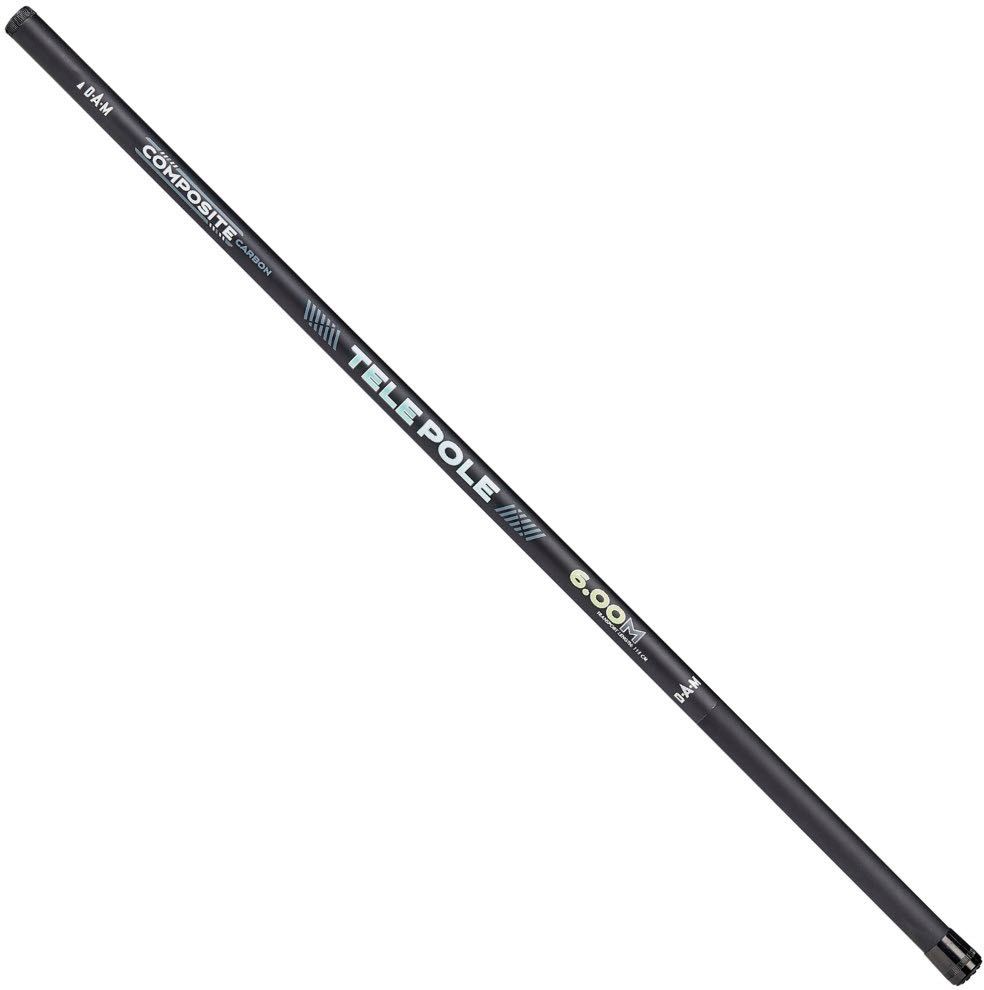 Маховое удилище D.A.M. Composite Carbon Tele Pole 6 м.