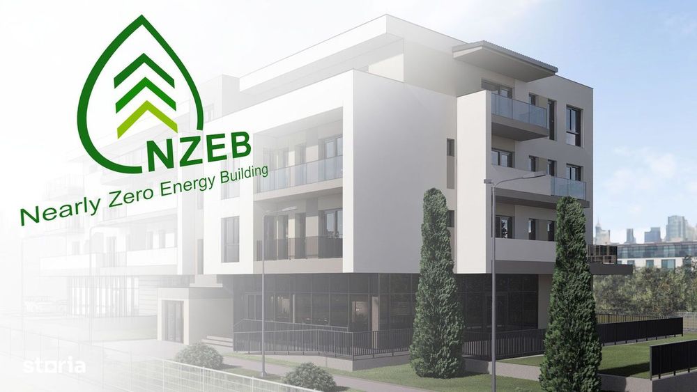 Apartament 3 camere în ansamblu NZEB, 66+22 mp, de la dezvoltator