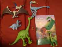 Colectie Bunul dinozaur, 6 figurine (una interactiva) si carte+ cadou