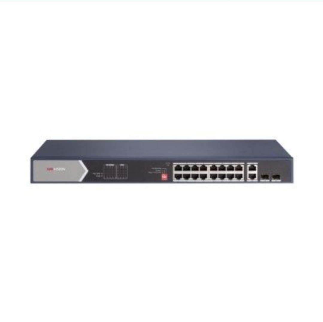 Hikvision Poe Pro 16p +2 combi sfp