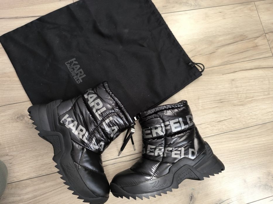 Cizma de zapada imblanit Karl Lagerfeld 37