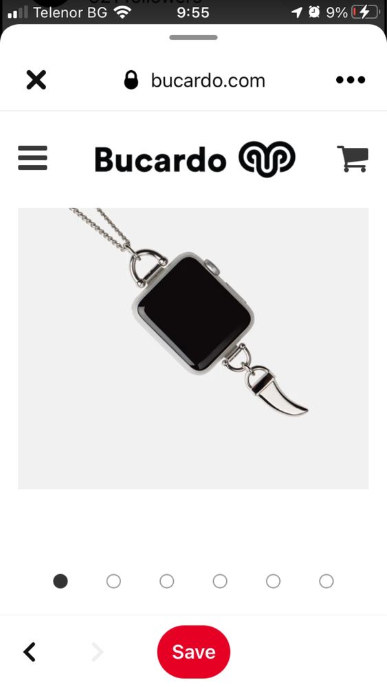 The Bucardo Charm Necklace Аpple Watch огърлица за часовник