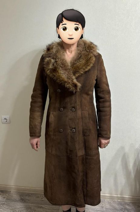 Дублёнка женская, натуральная кожа, мех размер 44-46