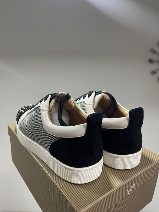 Christian Louboutin Low White Black