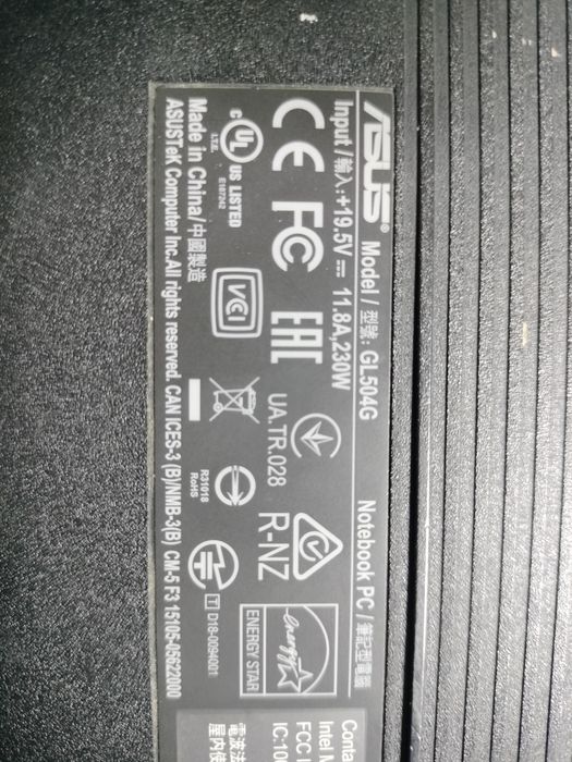 Dezmembrez Asus Rog GL504G
