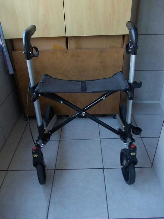 Rolator aluminiu TOPRO TROJA 2G,cadru mers 4 roti ortopedic,pliabil