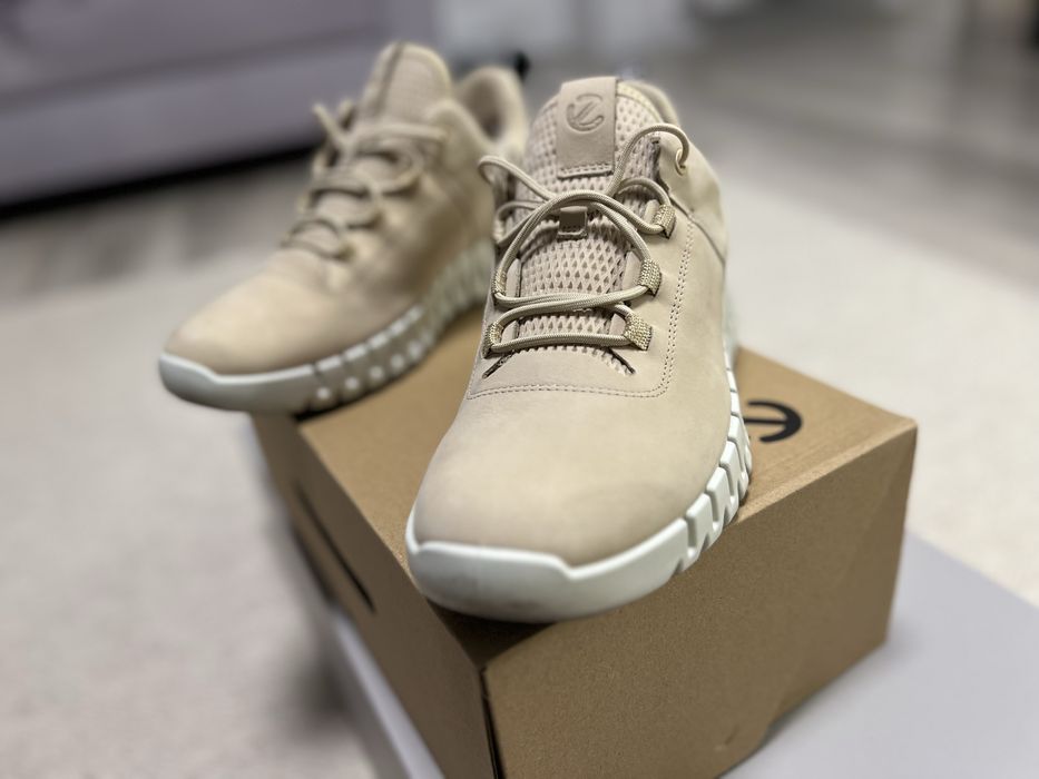 Papuci barbati ecco marimea 41 bej (noi) + voucher 20%