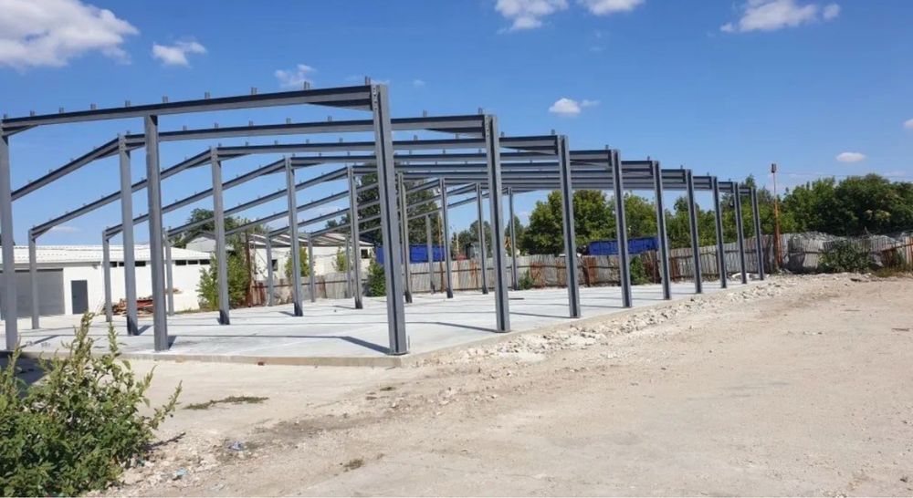 Se vinde structura metalica de 160 mp