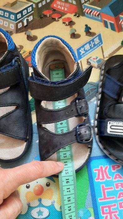 Sandale piele nr. 23 pepino ricosta