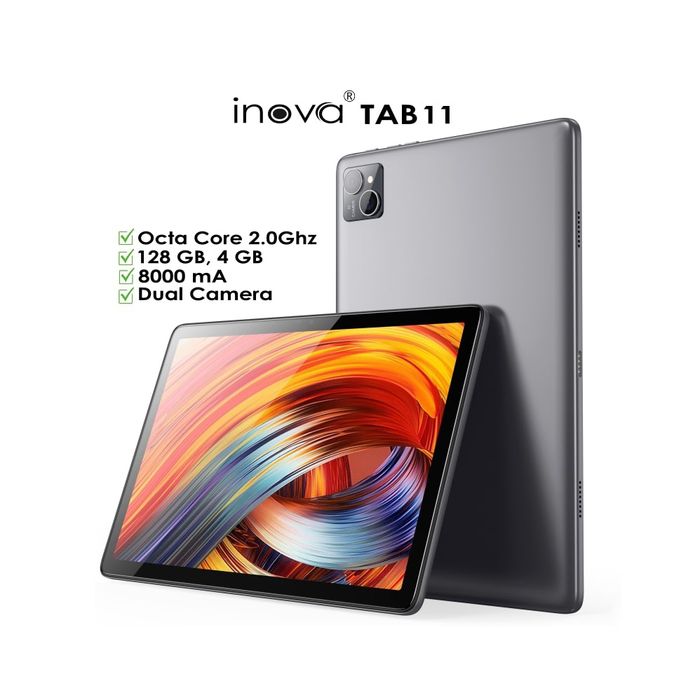Tableta INOVA® TAB11, Octa-Core, 10.1", Android 13, 4GB RAM, 128GB ROM