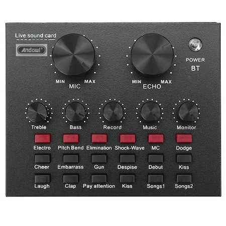 Mixer,placa de sunet,multifunctionala,bluetooth,6moduri sunet,12efecte