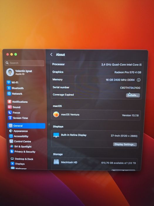 imac 2017 Retina 5k - 27 inch