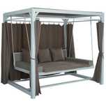 Vând Balansoar pat Hawaii, 236 x 180 x 210 cm culoare BEJ baldachin