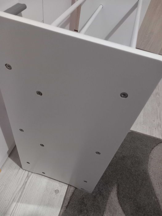 Дървена масивна етажерка за обувки