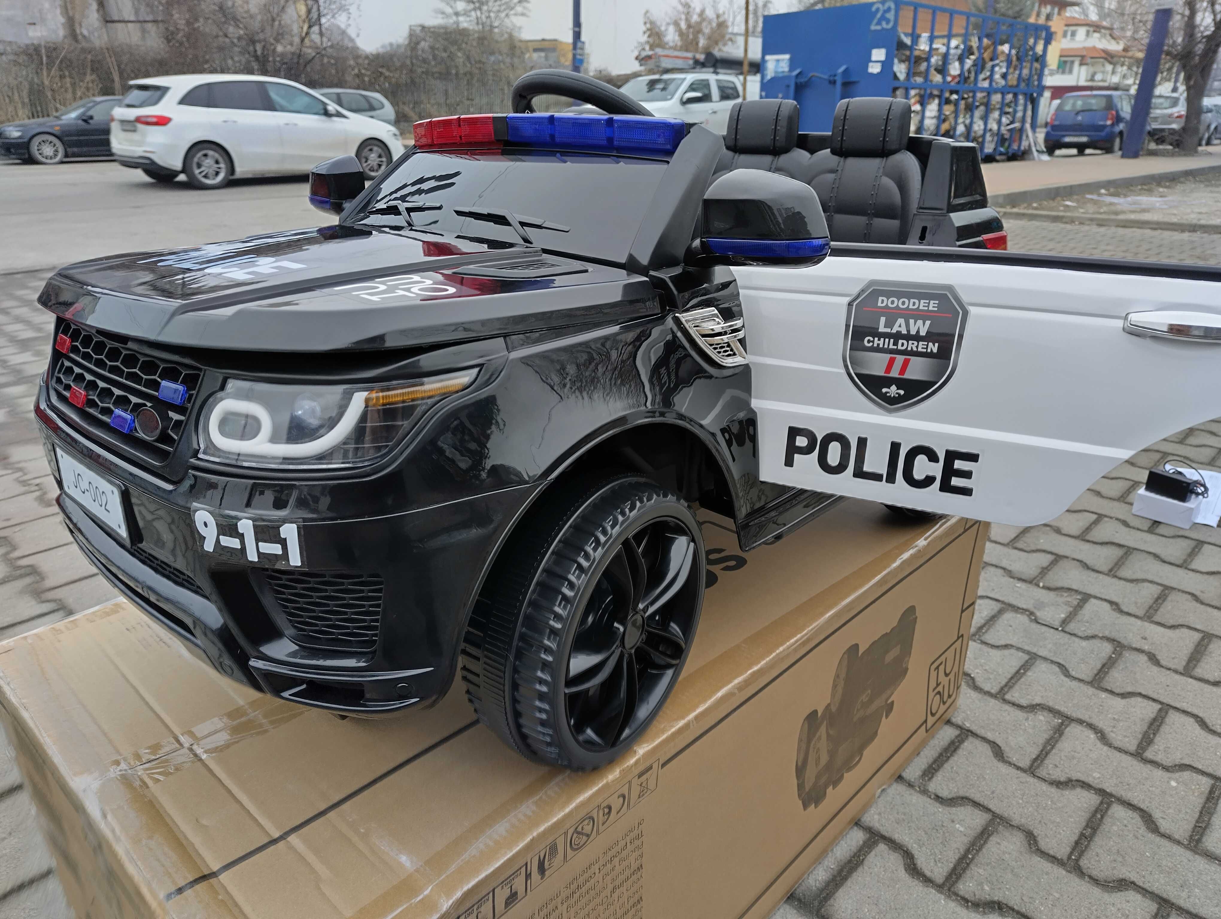 POLICE акумулаторен джип SQUAD черен
