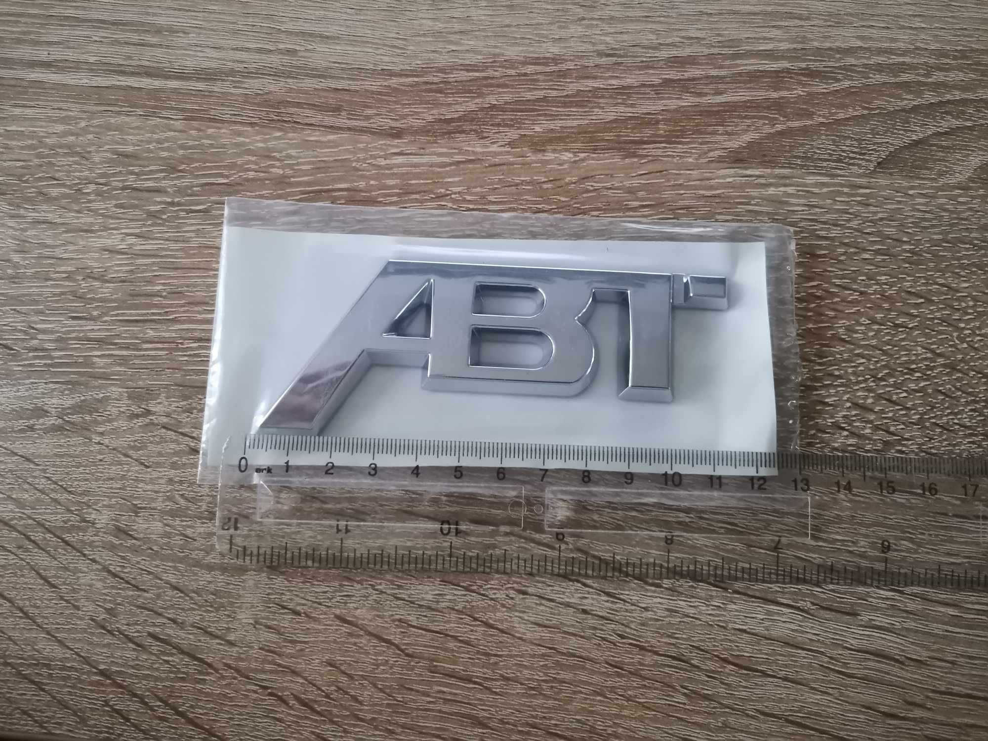 Audi ABT сребриста емблема голям размер