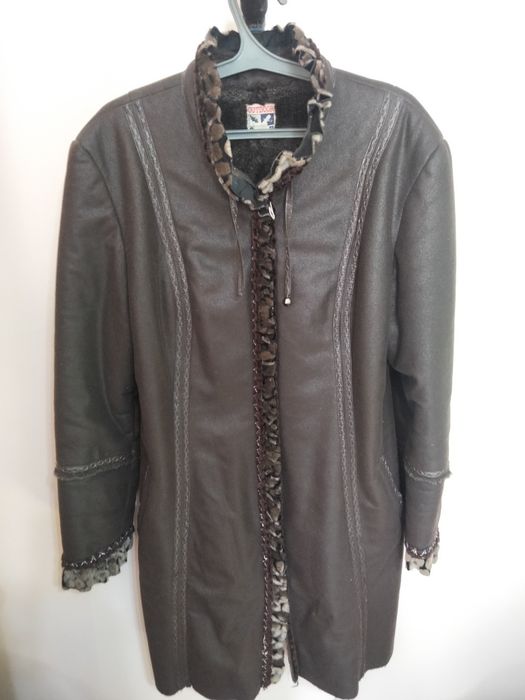 Дублёнка облегченная искусственная