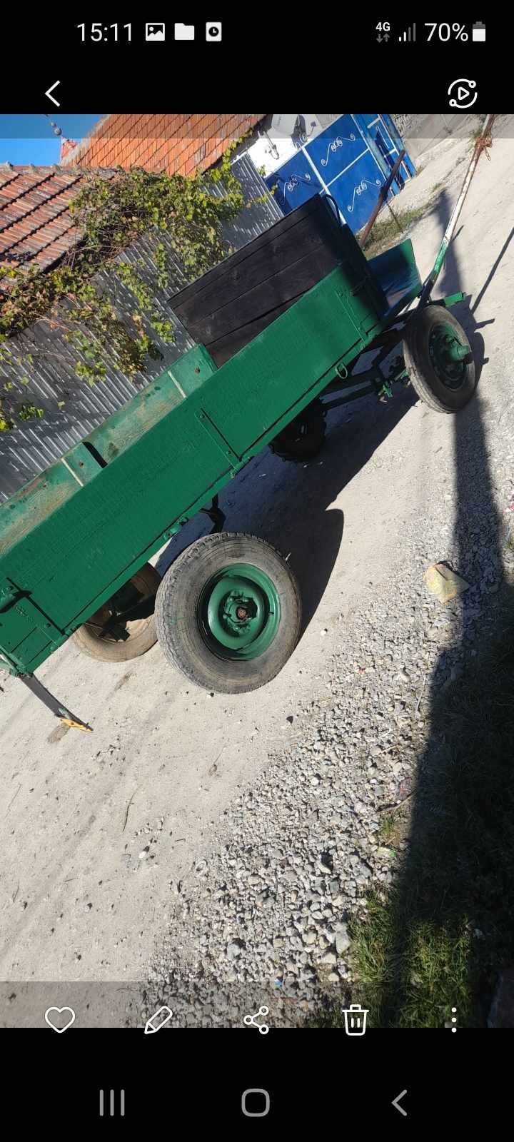 Vând căruță tablas sau schimb cu diverse