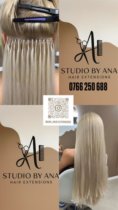 Extensii tape in / tape on /montaj /demontaj