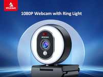 Camera Web NexiGo N680E FullHD Webcam, inel lumina Auto focus Sigilata