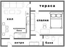 Едностаен, за продажба, ж.к Меден Рудник зона В