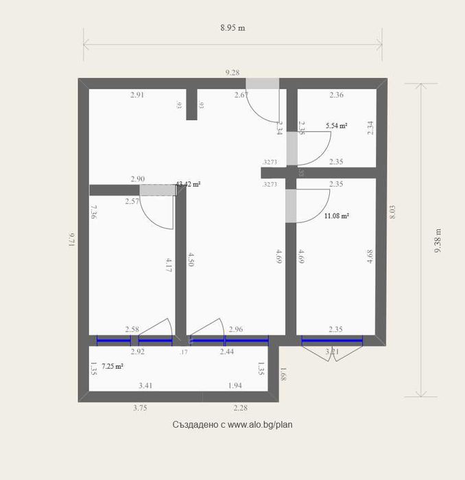 Продава се Тристаен апартамент в к.к. Слънчев бряг - 77 кв.м за 1163 €/кв.м - Снимка #23