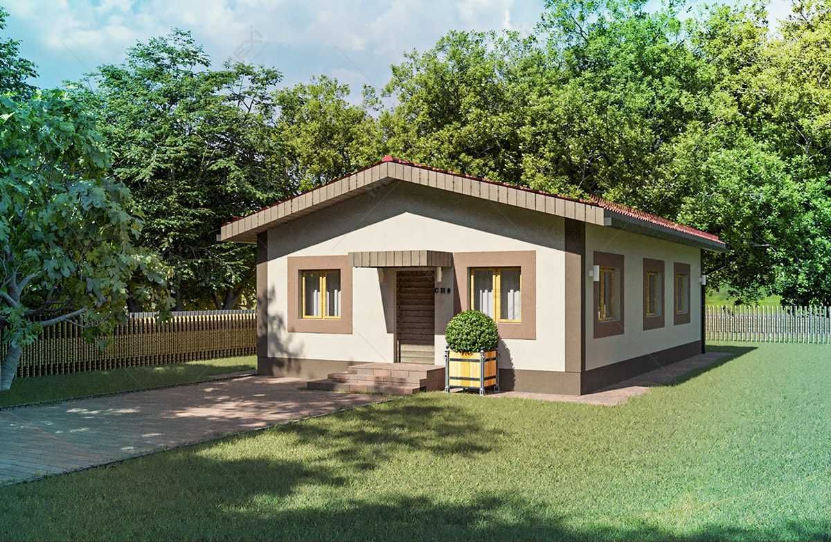Case pe structura metalica moderne, cabane rustice tip A frame