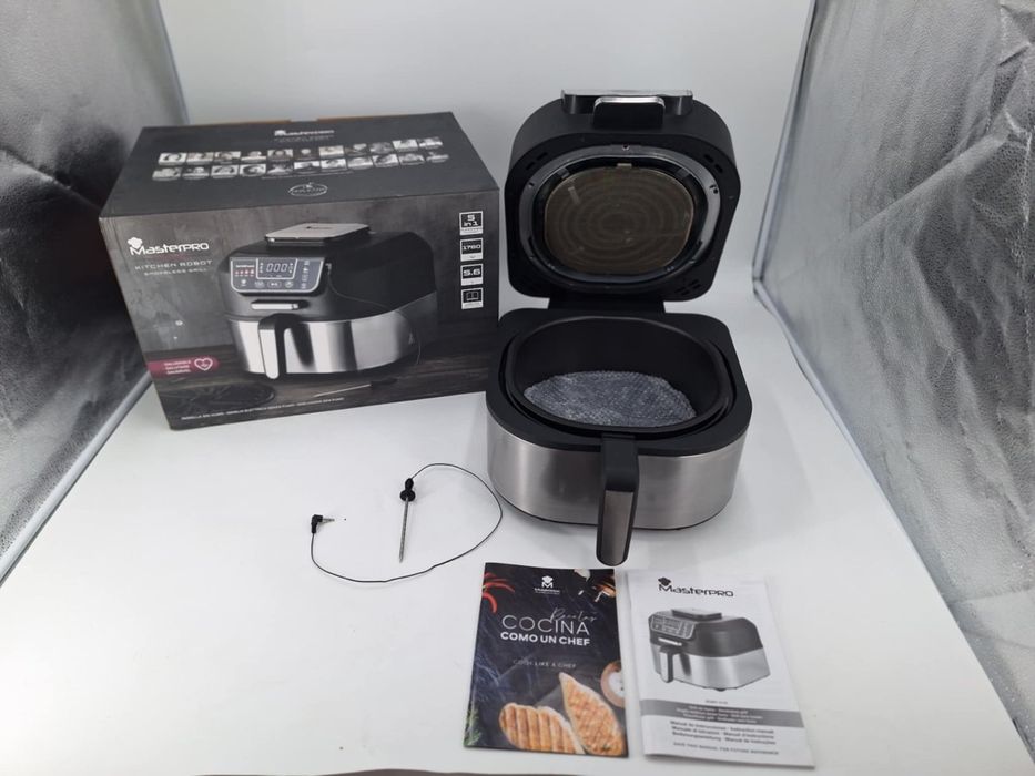 Бездимен грил MasterPro, Фритюрник с горещ въздух Air Fryer,5.6л 1760W