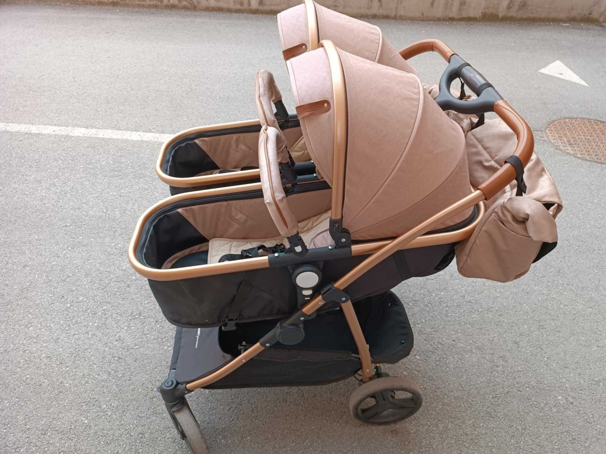 Количка за близнаци Chipolino Duo Smart